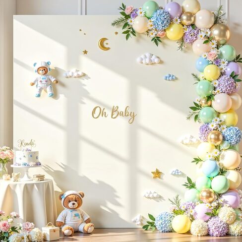غطاء خلفية قوس مربع من Besutolife، أغطية قوس من الألياف اللدنة مقاس 8 × 8 أقدام، غطاء حامل قوس بالون قابل للتمدد لحفلات الزفاف، وحفلات أعياد الميلاد، وحفلات استقبال المولود الجديد، وكشك الصور، وحفل التخرج، باللون الأبيض in Kuwait