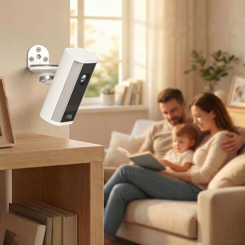 EDUP LOVE Metal Ceiling Mount Adapter for Ring Camera, Eave Mount Bracket for Ring Indoor Cam Plus, Outdoor Cam Pro/Plus & Spotlight Cam Pro/Plus, Adjustable Angle No Image Flip, Security Camera Mount in Saudi Arabia