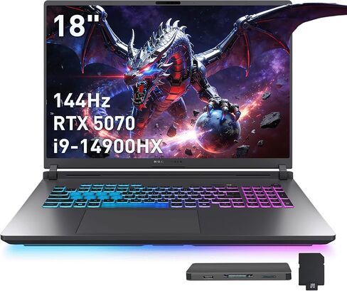 ASUS 2022 TUF Dash 15.6 بوصة 144 هرتز، كمبيوتر محمول للألعاب، Intel 12th Core i7-12650H، ذاكرة الوصول العشوائي DDR5 40 جيجابايت، 2 تيرابايت PCIe SSD، NVIDIA GeForce RTX 3070 Graphics 8 جيجابايت، لوحة مفاتيح بإضاءة خلفية، Win 11 Pro، أسود، بطاقة USB 32 جيج in Saudi Arabia