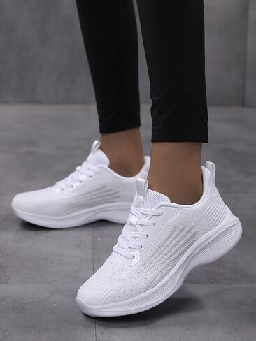 Women's Athletic Running Shoes Fashion Sport Gym Walking Shoes Jogging Tennis Fitness Sneaker in Kuwait