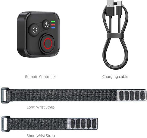 جهاز تحكم عن بعد لاسلكي مقاوم للماء لكاميرا الحركة Insta360 X5 X4 X3، وحدة تحكم ذكية مع حزام المعصم in Kuwait