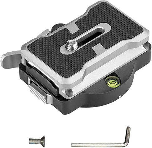 Durable Auto Lock Arrow Storage Case Plate with Universal Compatibility Base Arca 38mm Standard Clamps for Gimbals Quantity:1 X Arrow Storage Case Plate Best for:Monopods (Black) in Kuwait