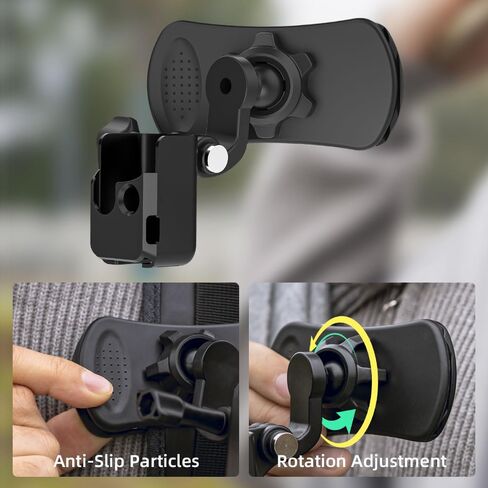 360° Rotation Backpack Strap Mount,Quick Clip Mount with Expand Frame Compatible with DJI Osmo Pocket 3 in Kuwait