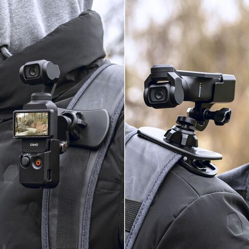 360° Rotation Backpack Strap Mount,Quick Clip Mount with Expand Frame Compatible with DJI Osmo Pocket 3 in Kuwait