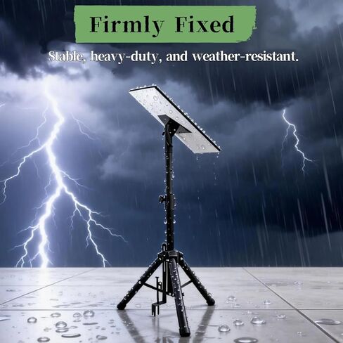 Adjustable Tripod Stand Compatible with Starlink Gen 3, Height Adjustable Antenna Tripod with Mount Adapter, 90° Tilt Angle Pipe Adapter, Stable Outdoor Use (Black) in Kuwait