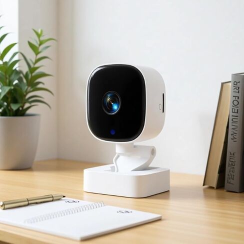 كاميرا أمان لاسلكية، كاميرا داخلية مع كشف الحركة، صوت ثنائي الاتجاه، رؤية ليلية، حامل قابل للتعديل وصوت ثنائي الاتجاه، مثالية لسلامة المنزل ومراقبة الحيوانات الأليفة in Kuwait