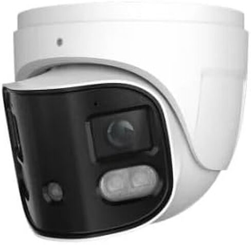 Titanium IP-5DT8E3B-28-8MP Dual-Lens Splicing Turret Network Camera, H.265+/H.264+, True Day/Night Vision, Smart Light, IR & White Light, Micro SD, Mobile Monitoring in Kuwait