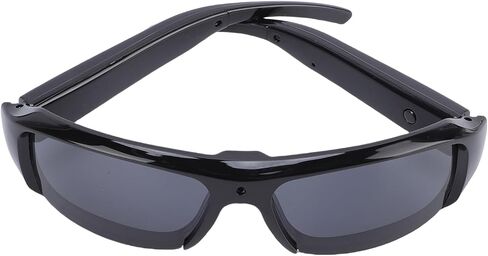 FOSA 1080P نظارات شمسية للكاميرا، نظارات كاميرا رياضية ذات زاوية واسعة مضادة للاهتزاز مع نقرة واحدة على الصورة بنقرة مزدوجة على الفيديو، لركوب الدراجات من منظور الشخص الأول in Kuwait