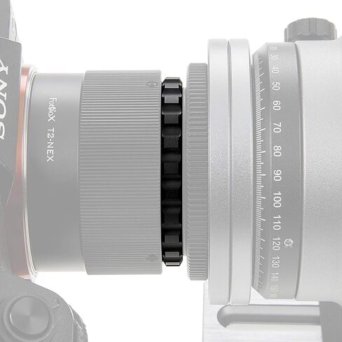 محول عدسة Fotodiox إصدار أسترو - متوافق مع منظار T-Mount واسع المجال مقاس 48 مم (x0.75) إلى 42 مم (x0.75) T-Mount (T/T-2) محولات تثبيت لولبية للتصوير الفلكي في الفضاء السحيق in Kuwait
