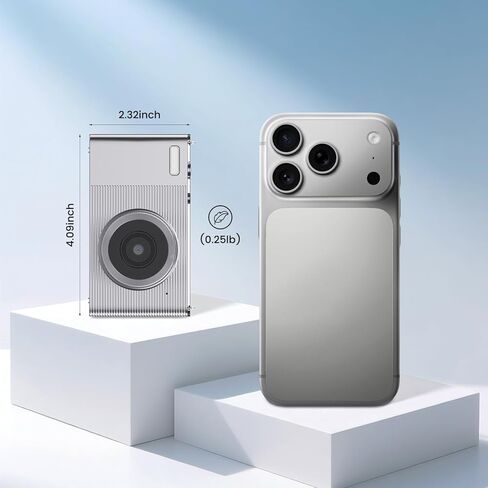 Digital Camera, Camera for Kids, UHD 4K 72MP Point and Shoot Digital Cameras with 32GB Memory Card and 16X Digital Zoom Anti Shake, Compact Portable Small Gift for Boys Girls Students Silver in Kuwait