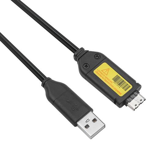 شاحن USB وكابل بيانات لكاميرا سامسونج الرقمية المتوافقة مع سامسونج PL20، PL50، PL100، PL120، PL150، PL170، PL200، PL210، WB210، ST65، ST90، L100 كاميرا رقمية، 5 أقدام in Kuwait