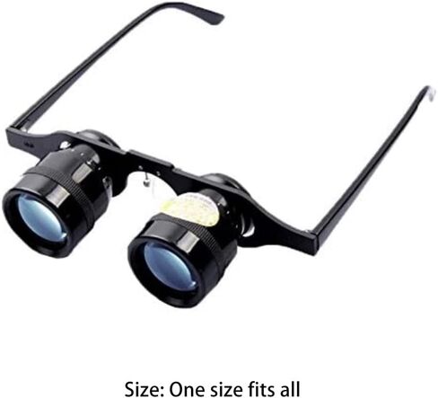 Binoculars Glasses, 10x High Definition Binoculars Telescope, Hands Free Night Vision Telescope for Fishing Hunting Bird Watching Sightseeing Concerts in Kuwait