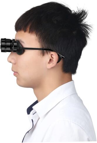 Binoculars Glasses, 10x High Definition Binoculars Telescope, Hands Free Night Vision Telescope for Fishing Hunting Bird Watching Sightseeing Concerts in Kuwait