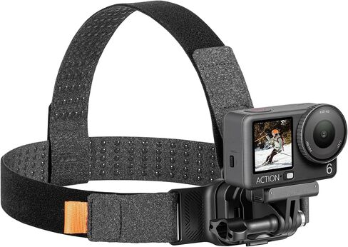 STARTRC PHOTO Magnetic Camera Head Mount for DJI, Quick Release Head Mount for DJI Action 6, Anti-Slip Stable Adjustable Head Strap for Osmo Action Cameras in Kuwait