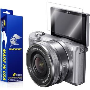 واقي شاشة ArmorSuit Sony Alpha a5000 بتغطية كاملة واقي شاشة MilitaryShield لهاتف Sony Alpha a5000 - فيلم شفاف عالي الدقة مضاد للفقاعات in Kuwait