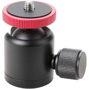 Aluminum Alloy Mini Ball Head Rotatable Ball Head Photography Accessory with 3 8 Inch Screw Hole 1 4 Inch Adapter Screw Camera Camcorder Light Mount Tripod Adapter DSLR ILDC in Kuwait