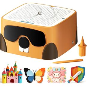 Cardboard Cutter for Kids ، مجموعة أدوات بناء Cartboard Safe DIY ، لعبة حرفية تعليمية لـ 4+ الأولاد والبنات ، لمشاريع الإبداع ثلاثية الأبعاد نماذج in Kuwait