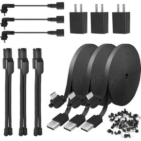 3Pack Flexible Tripod + Power Cable and Adapter for Blink Outdoor 4 (4th Gen)/Blink (3rd Gen) XT3/Blink XT2/XT,360° Adjustable for Blink Camera Mount,Flat Extension Cable for Blink Camera in Saudi Arabia