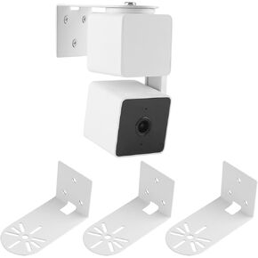 UYODM 3 عبوات لاصقة معدنية على الحائط متوافقة مع Wyze Cam Pan V3/ Wyze Cam V4/V2، VHB Stick On، بدون دعامة تثبيت للحفر من أجل Wyze للحصول على أفضل عرض، تركيب بطريقتين in Kuwait