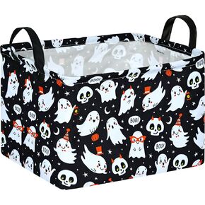 Football Pattern Storage Basket Gift Laundry Bins Collapsible Storage Baskets Box Laundry Nursery Hamper for Home and Office Decoration with Handles in Saudi Arabia