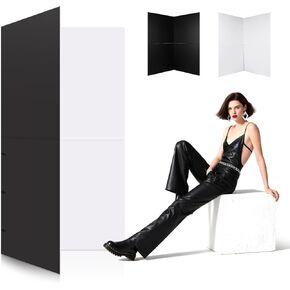 Generic Photography Reflector 39 X 39 Inch Photography Reflector Cardboard Double Sided for Product Food Props Jewelry Still Life in Kuwait