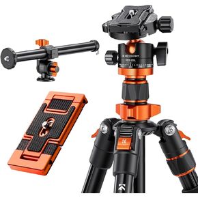 K&F CONCEPT 78 inch DSLR Camera Tripod with Magnesium Alloy Rotatable Multi-Angle Center Column,Quick Release Plate with 1/4" Screw for Camera, Cage, Cellphone in Saudi Arabia
