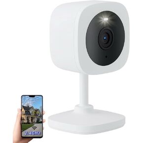 GMK Security Cameras for Home Indoor, 2K Color Night Vision Motion Detection 2-Way Audio Cloud SD Storage 2.4GHz WiFi Wired Camera in Kuwait
