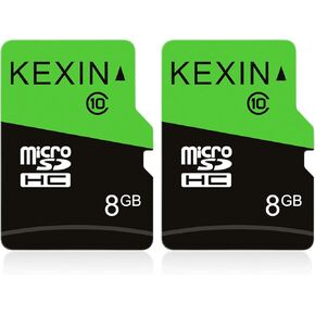 KEXIN 16GB Micro SD Card 2 Pack with SD Adapter microSDHC Memory Card UHS-I C10 U1 Micro SD Card Full HD High Speed TF Card for Smartphone Tablet in Saudi Arabia