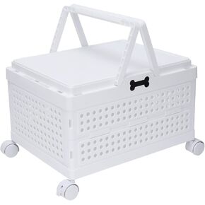 dog toy basket with Handle Pet home,outdoor multifunctional storage box,foldable storage with wheels,portable miscellaneous,storage basket in Kuwait