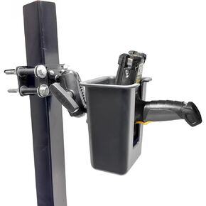 iBOLT XL Forklift Barcode Scanner Holder Mount – Heavy Duty 38mm C-Size Ball Mount with 3.75" Dual Ball Arm, Industrial Warehouse Forklift Pillar Mount for Barcode Scanners in Kuwait