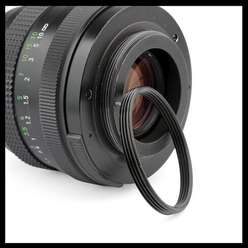 حلقة M39-M42 متوافقة مع عدسة Leica L39 M39 إلى حلقة محول الكاميرا M42، ملحقات عدسة مكبرة من الألومنيوم ممتازة ADQQUI (عبوة من قطعتين) in Kuwait