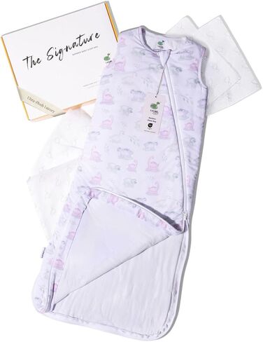 The Signature Ultra-Plush Bamboo Baby Sleep Bag. Luxury Cloud-Soft Sleep Sack. Extra Durable 2-Way Zipper, 1.0 TOG in Kuwait
