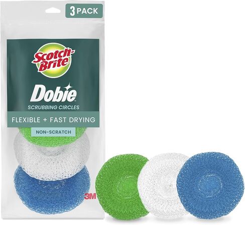 Scotch-Brite Dobie Scrubber Great for Non-Stick Cookware in Kuwait