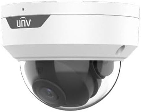 Uniview-Tech IPC328SR-ADF28KM-H - 8MP Smart IR True WDR 2D/3D DNR Outdoor Network Ultra 265 PoE Dome Camera with 2.8mm Fixed Lens in Kuwait