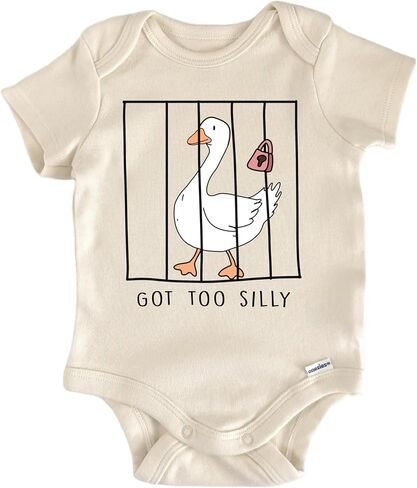 Got Too Silly Goose Jail - Baby Boy Girl Clothes Bodysuit Funny Cute in Kuwait