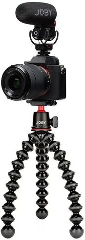 مجموعة JOBY Real Time Vlogger، ومدونات الفيديو لكاميرا GorillaPod (حامل ثلاثي مرن 3K، وميكروفون Wavo Plus الموجود على الكاميرا، وكابلات TRR)، ومجموعة Vlog-Kit، ومستخدم YouTube، ونظام إنشاء المحتوى ذي الخبرة in Kuwait