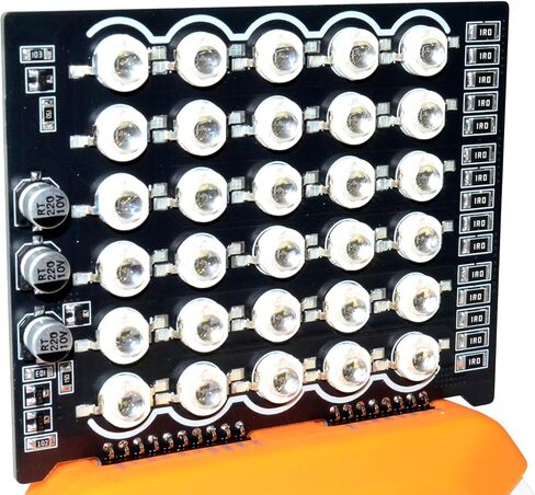 Flipper Zero Infrared Blaster Dazzler MEGA، أداء عالي 940nm 30x IR LEDs، وحدة لـ Flipper Zero، MEGA Power 90 Watt، بدون بطارية، إصدار محدود in Kuwait