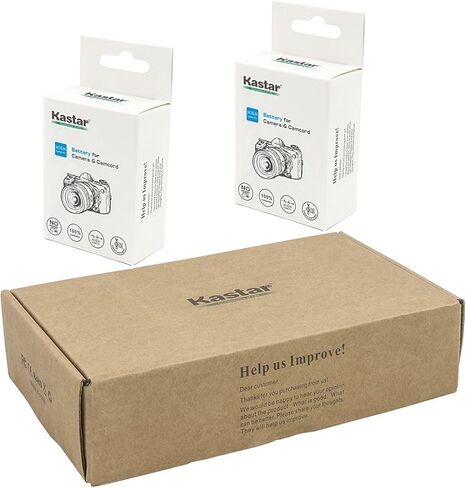Kastar 2X بطارية + شاحن مزدوج سريع لأوليمبوس BLH-1 BLH-01 PS-BLH1 BLH1 بطارية وأوليمبوس OM-D E-M1 مارك II كاميرا رقمية in Kuwait