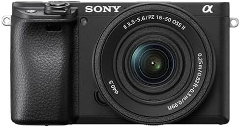 كاميرا Sony a6400 بدون مرآة مع عدسة مقاس 16-50 مم f/3.5-5.6 II ومنفاخ ملحقات متقدمة للبكسل ومجموعة تنظيف | سوني a6400، ILCE6400KB in Kuwait
