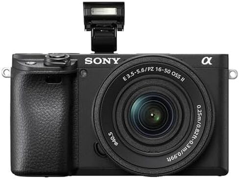 كاميرا Sony a6400 بدون مرآة مع عدسة مقاس 16-50 مم f/3.5-5.6 II ومنفاخ ملحقات متقدمة للبكسل ومجموعة تنظيف | سوني a6400، ILCE6400KB in Kuwait