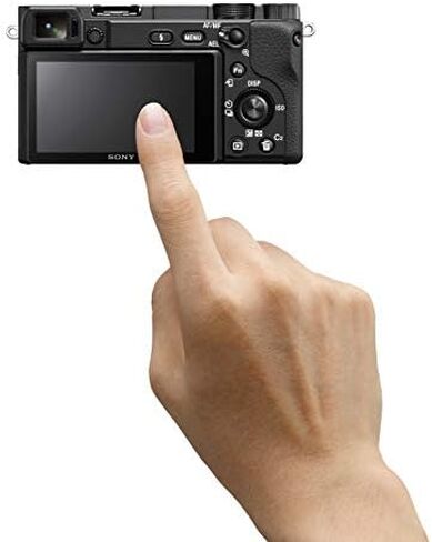 كاميرا Sony a6400 بدون مرآة مع عدسة مقاس 16-50 مم f/3.5-5.6 II ومنفاخ ملحقات متقدمة للبكسل ومجموعة تنظيف | سوني a6400، ILCE6400KB in Kuwait