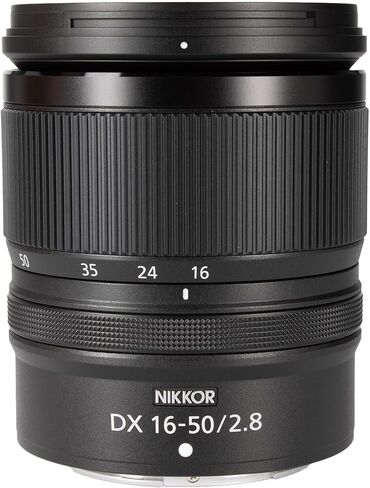 Nikon NIKKOR Z DX 16-50mm f/2.8 VR Lens for Z APS-C Mirrorless Cameras, 24-75mm Equivalent Standard Zoom, Compact Lightweight Design Bundle with 67mm Filter Kit, Cap Keeper, Case + More in Kuwait
