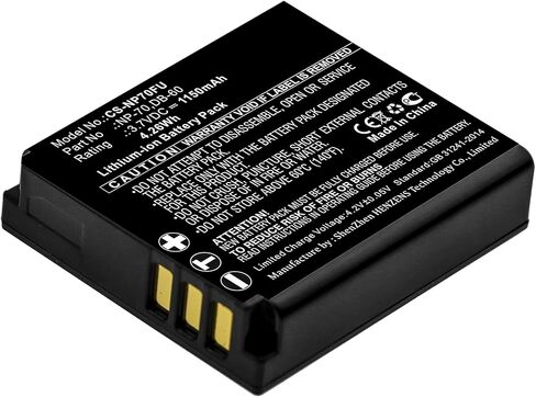 بطارية بديلة من ALLC لجهاز Leica C-LUX1/D-LUX 4/D-LUX2/D-LUX3، PN:BP-DC4، 1150 مللي أمبير في الساعة in Kuwait