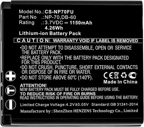 بطارية بديلة من ALLC لجهاز Leica C-LUX1/D-LUX 4/D-LUX2/D-LUX3، PN:BP-DC4، 1150 مللي أمبير في الساعة in Kuwait