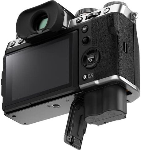 هيكل الكاميرا الرقمية FUJIFILM X-T5 (فضي) مع حزمة عدسة Sigma 18-50mm f/2.8، تتضمن: بطاقة ذاكرة SanDisk Extreme PRO SDXC بسعة 128 جيجابايت، وبطارية احتياطية والمزيد (8 عناصر) in Kuwait