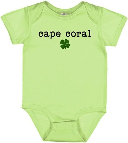 TATY Kids Cape Coral Shamrock Baby Infant Bodysuit in Kuwait