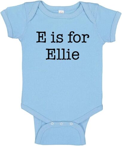 E is for Ellie Baby Infant Bodysuit in Kuwait