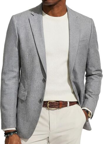 PJ PAUL JONES Mens Casual Blazer One Button Sport Coats Lightweight Business Suit Jacket in Saudi Arabia