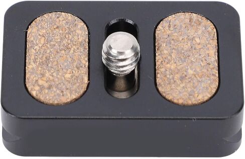 Pomya 20mm Arca Compatible Storage Case Plate with 1/4in Screw, Antislip Pad & Scale Ruler, CNC Aluminum Alloy Tripod Mounting Adapter for DSLR Camera in Kuwait