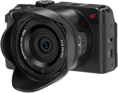 Ordro D130 5K Digital Camera for Photography | 56MP Autofocus Vlogging Camera | 18X Zoom Digital Camera | 270°Flip Screen 2.8" | Compact Travel Cameras for Beginners | App WiFi Control in Kuwait